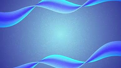 科技大气粒子飘带丝绸飘动合成素材背景视频的预览图